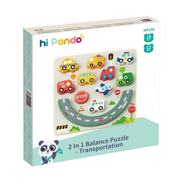 Balance Puzzle 2 In 1 Transportation