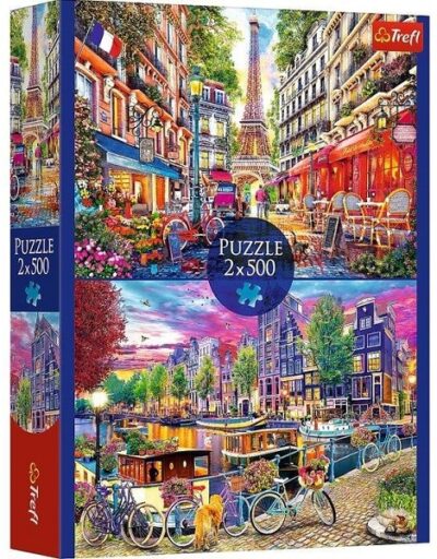 Trefl European Capitals 2x500pc Puzzle