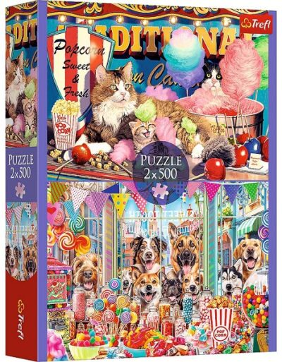 Trefl Fluffy Friends 2x500pc Puzzle