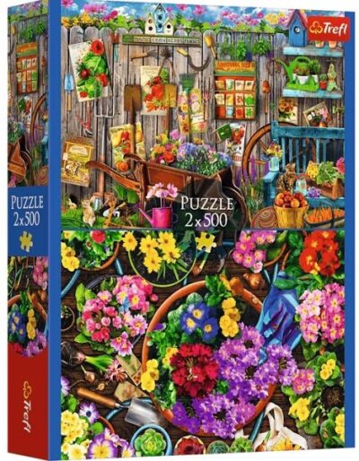Trefl Working in the Garden 2x500pc Puzzle