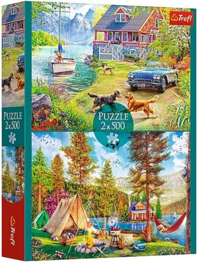 Trefl Summertime Relax 2x500pc Puzzle