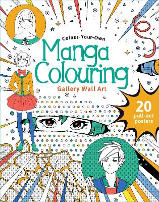 Manga Colouring Gallery Wall Art