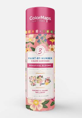 ColorMaps Paint by Number Beautiful Blooms