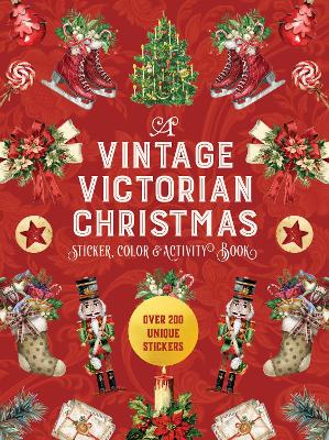 Vintage Victorian Christmas Sticker Colour & Activity Book