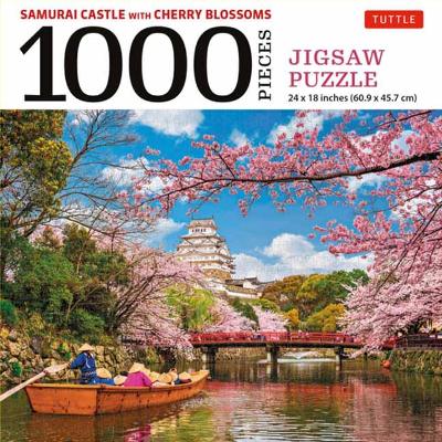 Samurai Castle with Cherry Blossoms 1000pc Puzzle