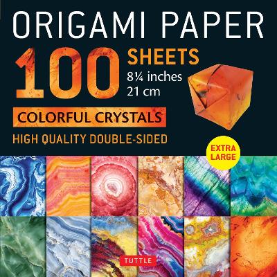 Origami Paper Colorful Crystals 21 cm 100 Sheets