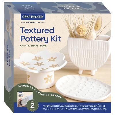 Craft Maker Textured Pottery Kit