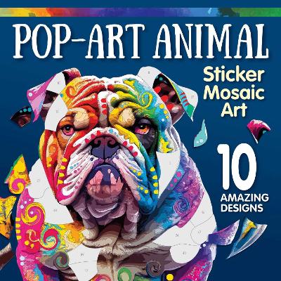 Pop Art Animal Sticker Mosaic Art