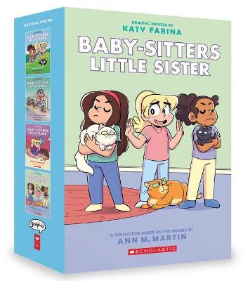 Baby Sitters Little Sister Graphic Novels 1-4 Boxed Set