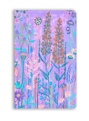Lucy Innes Williams Purple Garden House Soft Touch Lined Notebook