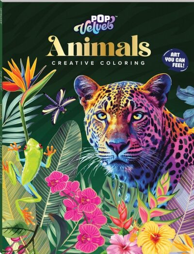 Pop Velvet Animals Creative Colouring