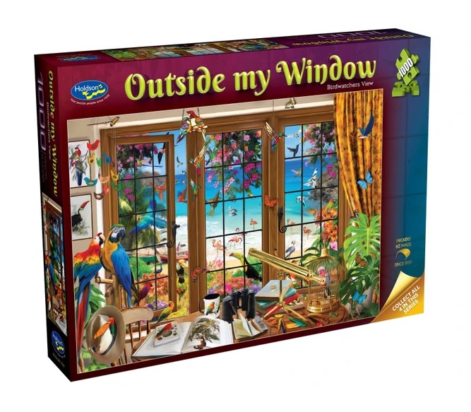 Outside My Window Bird Watchers View 1000pc Puzzle