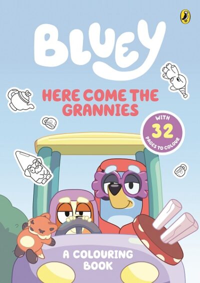 Bluey Here Come the Grannies Colouring Book