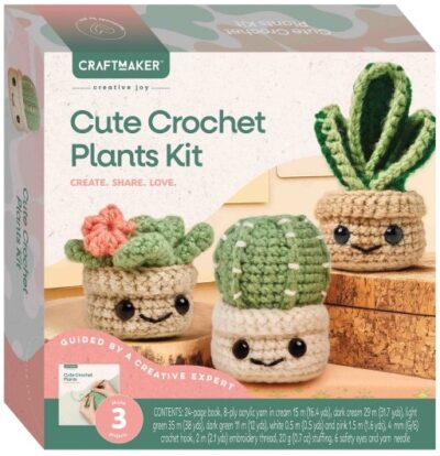 Craft Maker Cute Crochet Plants Kit