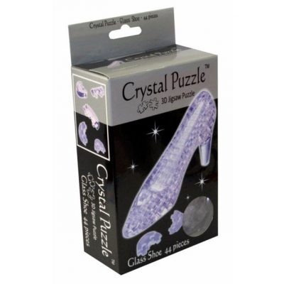 Crystal Puzzle Glass Shoe
