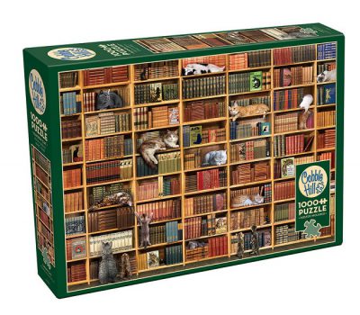 Cat Library 1000pc Puzzle