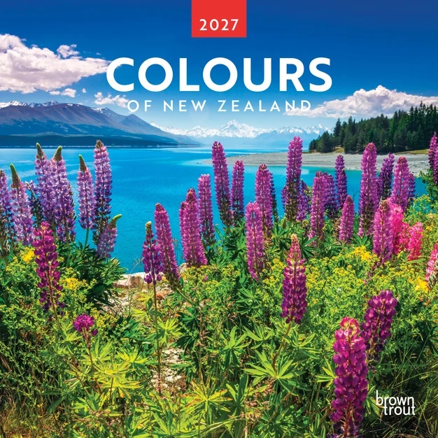 Colours of New Zealand 2027 Calendar