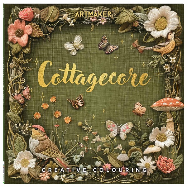 Art Maker Cottagecore Colouring Book