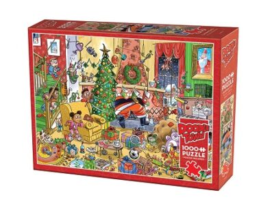 Doodle Town Catching Santa 1000pc Puzzle