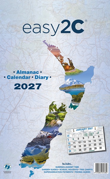 Easy2C NZ Scenic 2027 Calendar