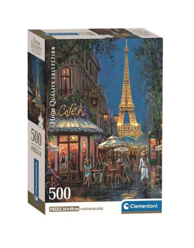 Night at the Eiffel Cafe 500pc Puzzle