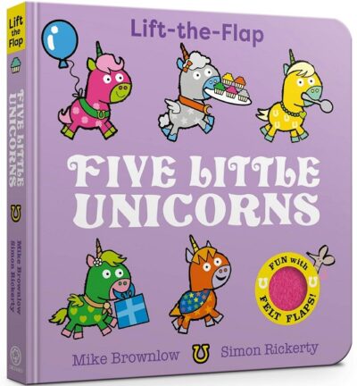 Five Little Unicorns Lift the Flap