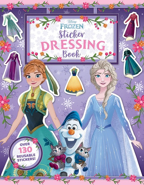 Frozen Sticker Dressing Book