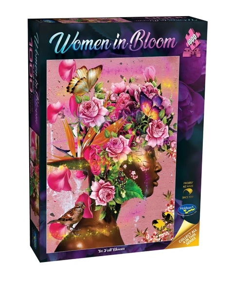 Woman in Bloom In Full Bloom 1000pc Puzzle