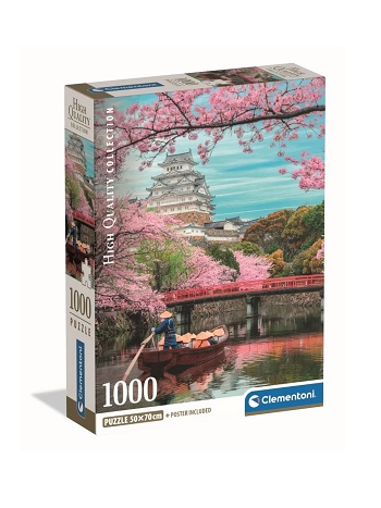 Himeji Castle In Spring 1000pc Puzzle