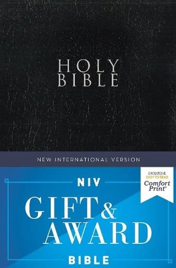 Holy Bible Black NIV Gift and Award Bible
