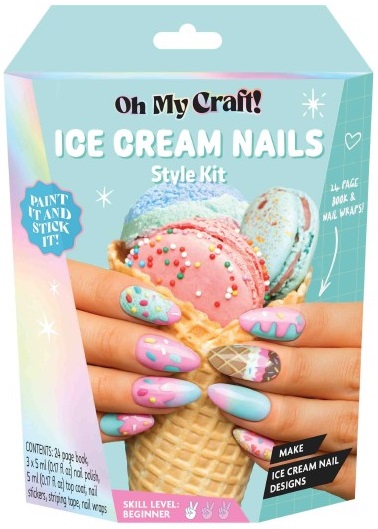 Oh My Craft Ice Cream Nails Style Kit