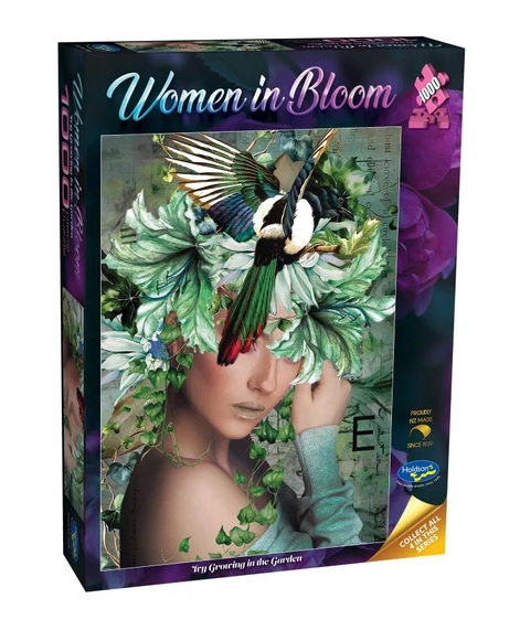 Woman in Bloom Ivy Growing in the Garden 1000pc Puzzle