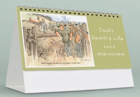 Jocks Country Life 2027 Desk Calendar