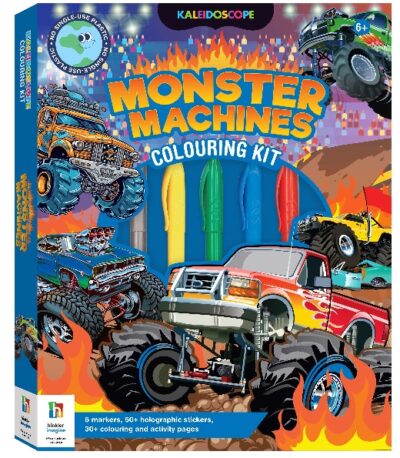 Kaleidoscope Colouring Kit Monster Trucks
