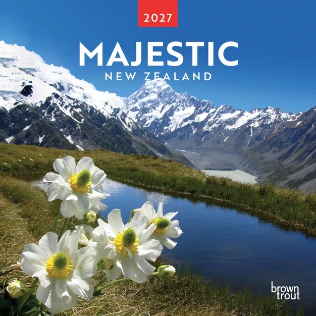 Majestic New Zealand 2027 Calendar