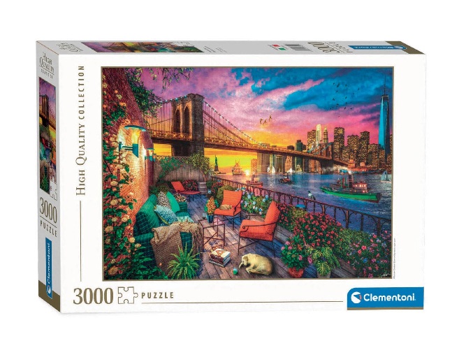 Manhattan Balcony Sunset 3000pc Puzzle