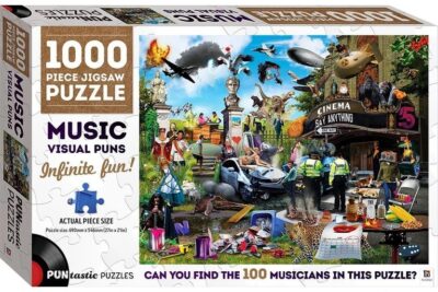 Mindbogglers 100 Music Puns 1000pc Puzzle