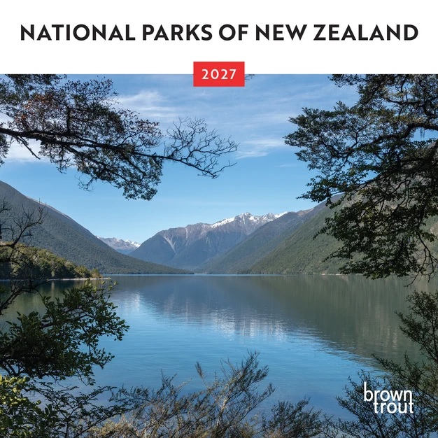 National Parks of New Zealand 2027 Mini Calendar