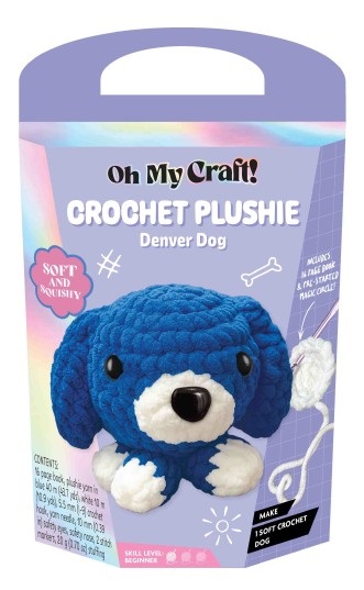 Oh My Craft Crochet Plushie Denver Dog
