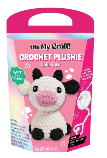 Oh My Craft Crochet Plushie Colin Cow