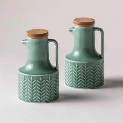 Heath Jade Oil & Vinegar Set