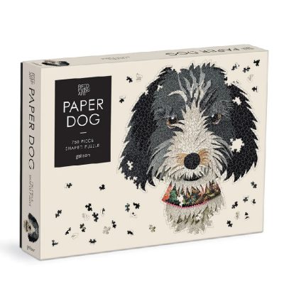 Paper Dog 750pc Shaped Puzzle