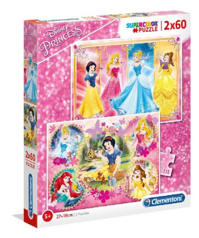 Disney Princess 2 x 60pc Puzzle