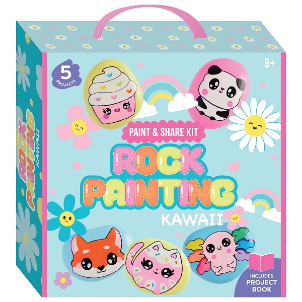Paint & Share Rock Painting Kawaii Kit