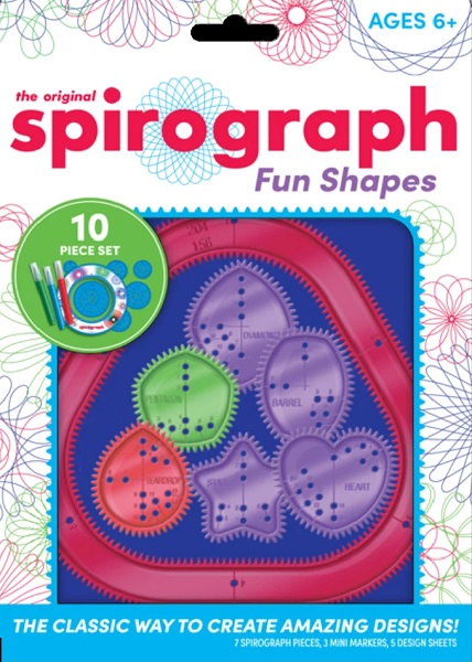Spirograph Fun Shapes Envelope