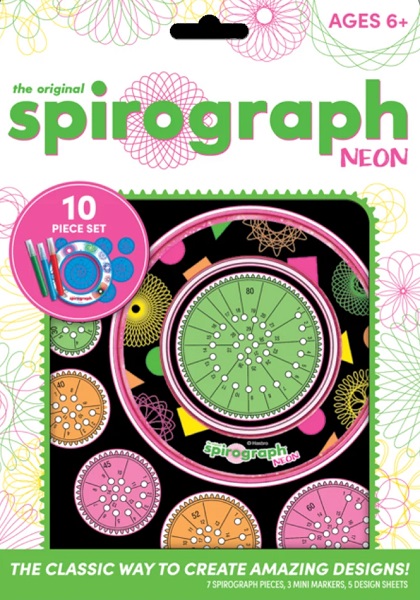 Spirograph Neon Envelope