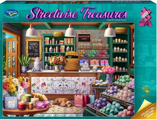 Streetwise Treasures Soap & Candle Shop 1000pc Puzzle
