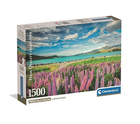 Lupins at Lake Tekapo 1500pc Puzzle
