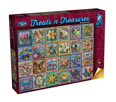 Treats n Treasures Springtime Crochet 1000pc Puzzle