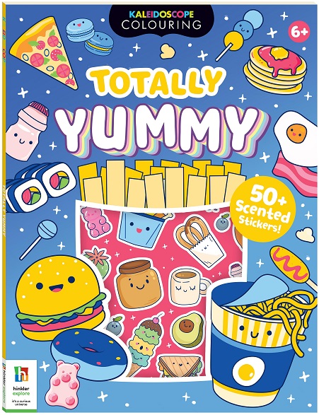 Kaleidoscope Colouring Totally Yummy Scented Stickers